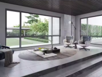 House Black Frame PVC Glass Aluminum Profile Sliding Doors and Windows With Others Windows