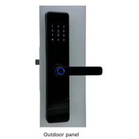 Smart Fingerprint Keypad Door Lock with Handle