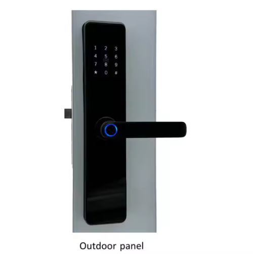 Smart Fingerprint Keypad Door Lock with Handle