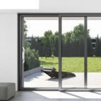 Exterior Aluminum Security Sliding Door with Glass