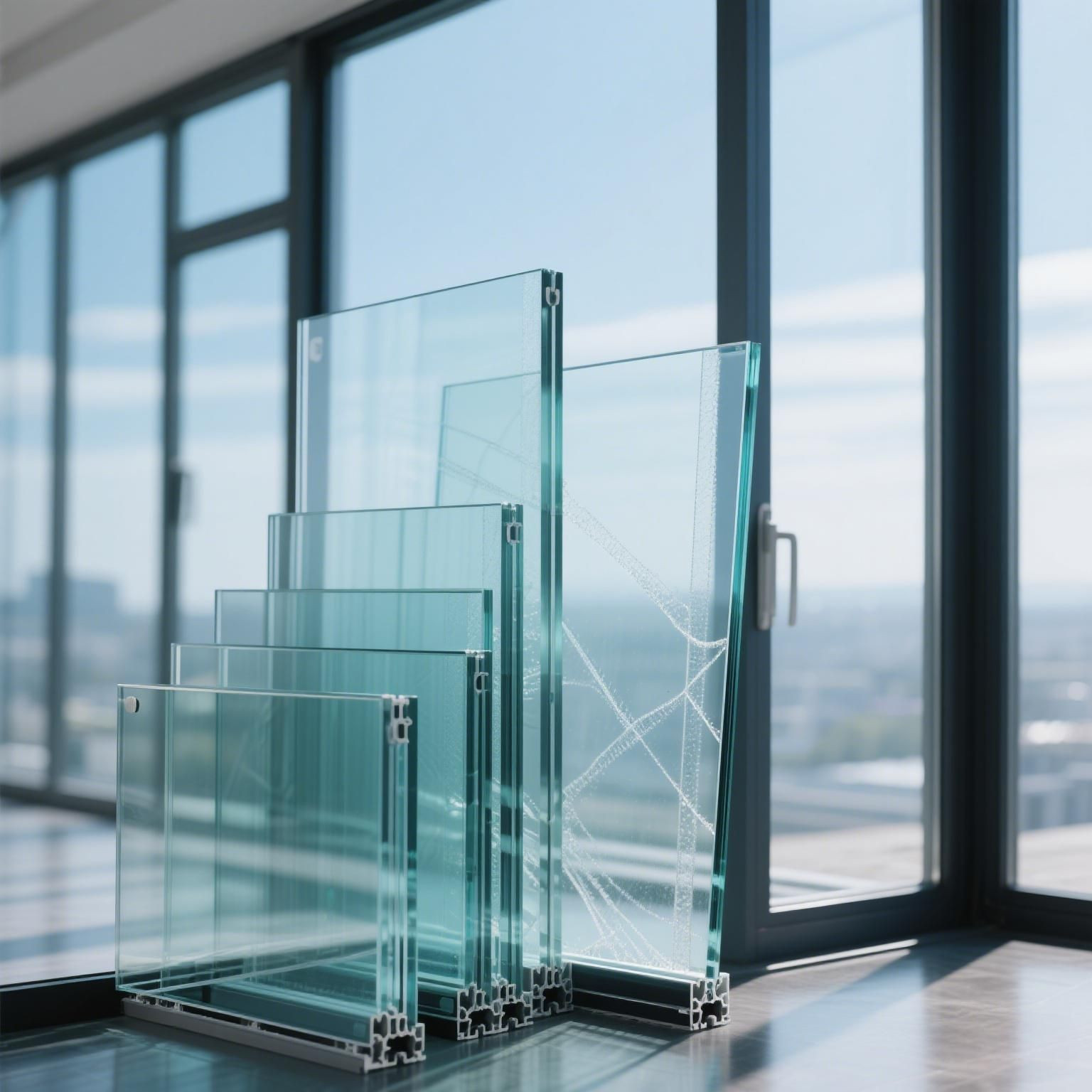 Frosted Glass, Tempered Glass, Energy-Efficient Insulated Glass