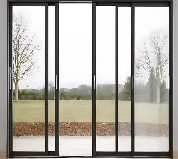 Modern Slimline Aluminum Sliding Doors