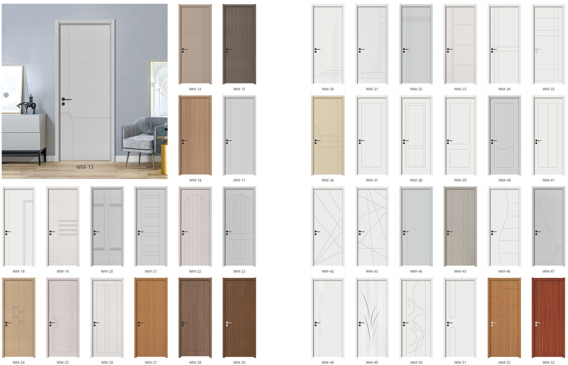 Interior Customizable Door Components and Hardware Options